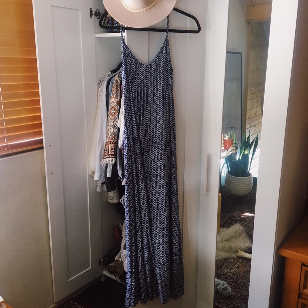 Printed maxi dress